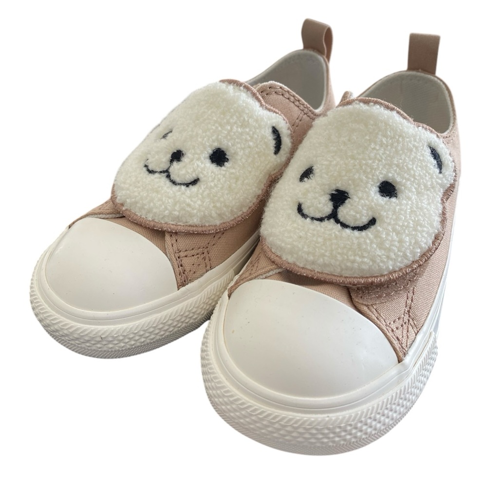 CONVERSE CHUCK TAYLOR ALL STAR Khaki Bear Easy-On Unisex Sneakers Size: 9